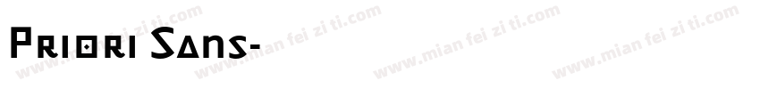 Priori Sans字体转换